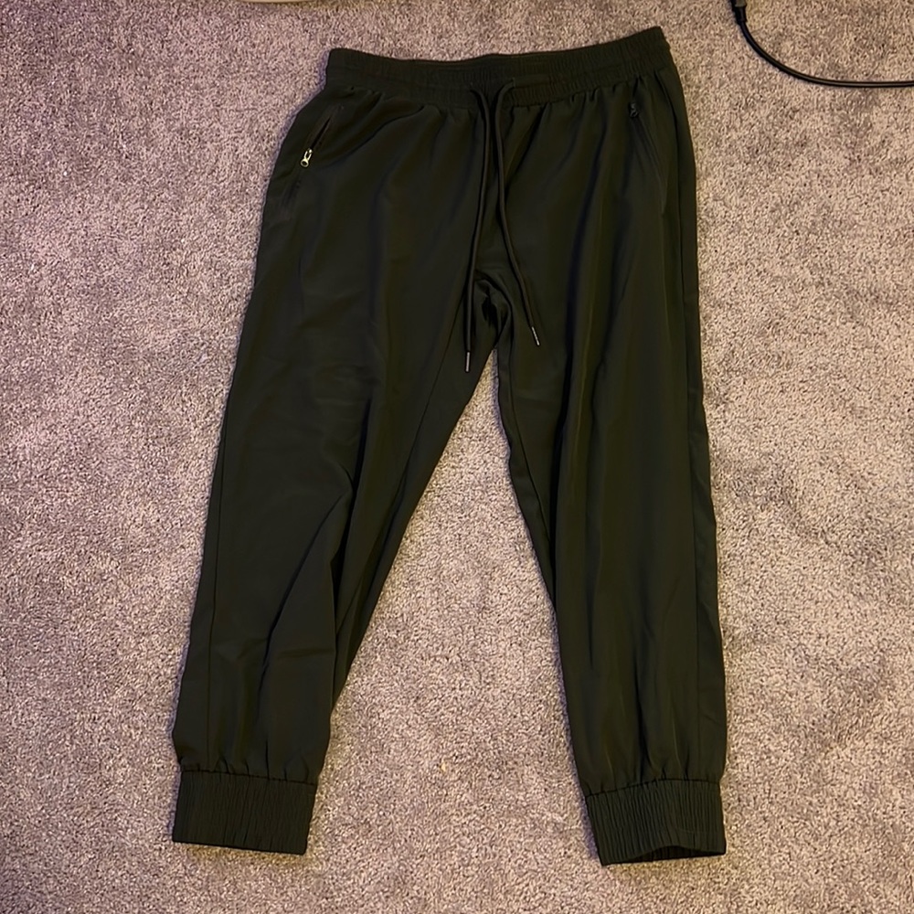 Dark green sweatpants